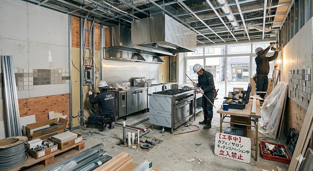【第○回】厨房設備が搬入されました！エクシブ監修の料理への期待が高まります